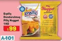 ERPİLİÇ DONDURULMUŞ PİLİÇ NUGGET 1 KG ERPİLİÇ DONDURULMUŞ PİLİÇ NUGGET 1 KG